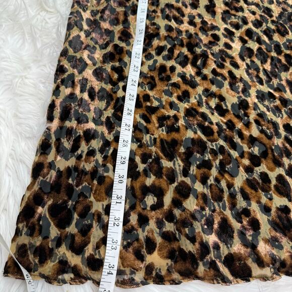 Lavender Brown Stitch Fix Leopard Print Keyhole Detail Shift Dress Large NWT - Picture 2 of 8